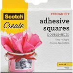 Scotch 009-1000-CFT Photo Splits Double-Sided Adhesive Mounting Squares, 0.45 by 0.45-Inch, 1000 Count